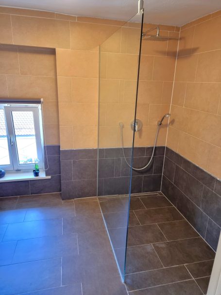 Begehbare Dusche